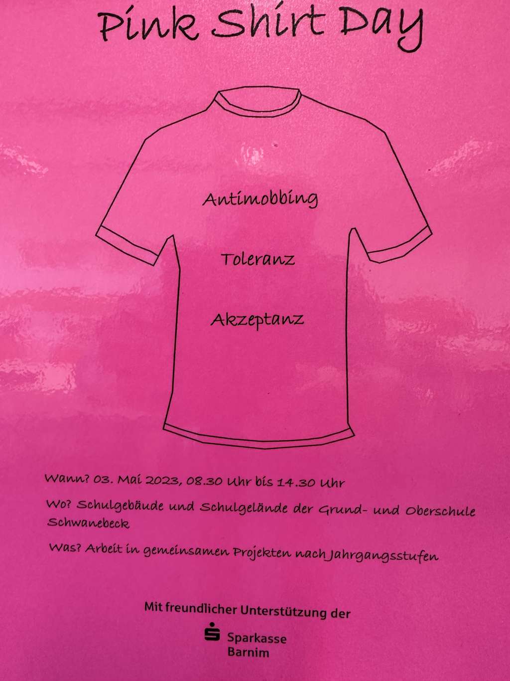 Plakat Pink Shirt